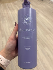 INNERESENSE- Bright Balance Hairbath Shampoo (Made with blonde and gray hues in mind, this Violet Shampoo works across all hair types and textures.)
