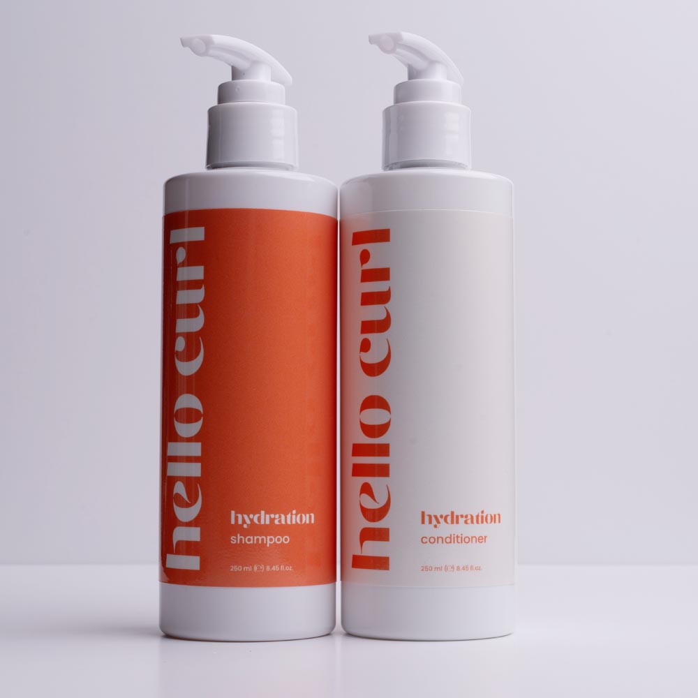 HELLO CURL Hydration Shampoo + Conditioner Duo